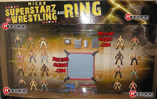 Unreleased Jakks Pacific Micro Superstarz of Wrestling & Ring