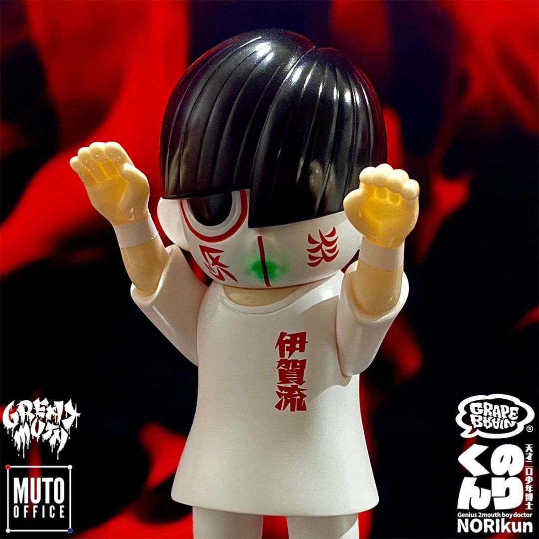 2022 Pro-Wrestling NOAH Grape Brain Great Muta x Nori-Kun Sofubi