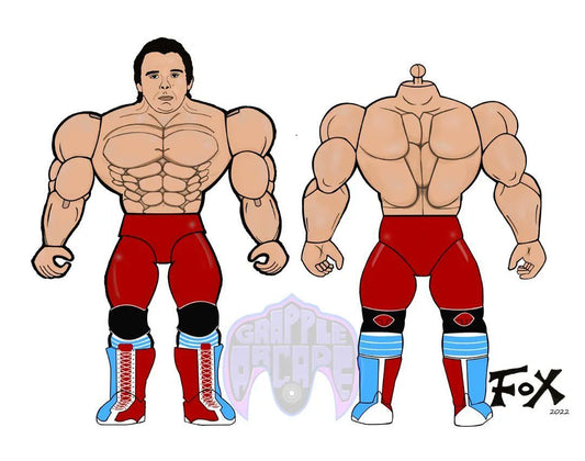 Unreleased Chella Toys "Superstars-Scale" Dynamite Kid