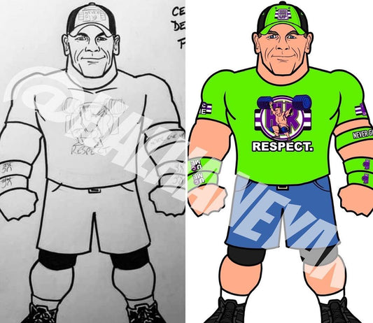 2021 WWE Walmart Canada Exclusive 24" Plush John Cena