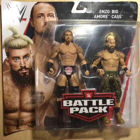 Unreleased WWE Mattel Basic Battle Packs Series 52 Enzo Amore & Big Cass