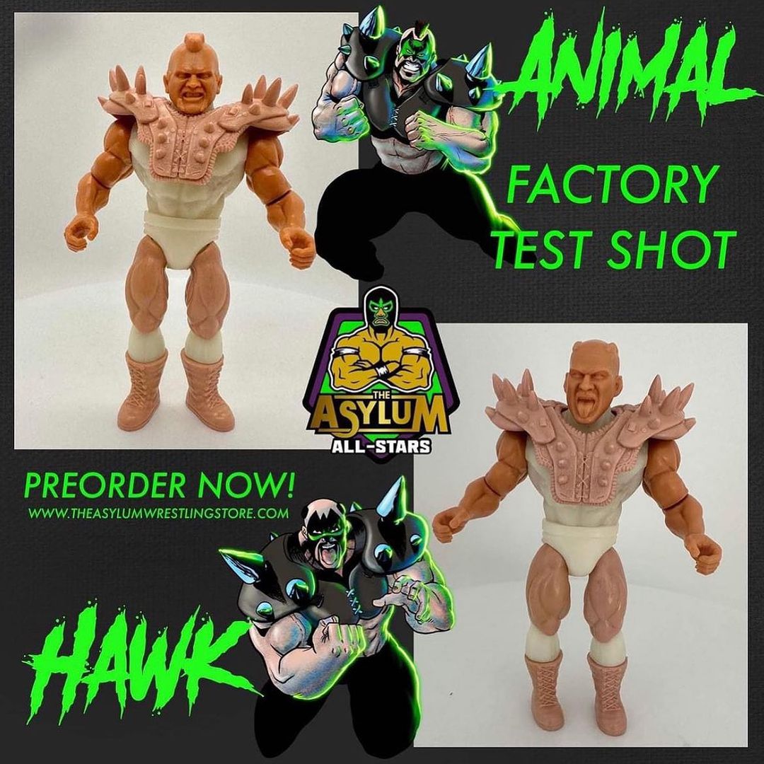 2023 Asylum All-Stars Series 1 #01 Road Warrior Animal – Wrestling
