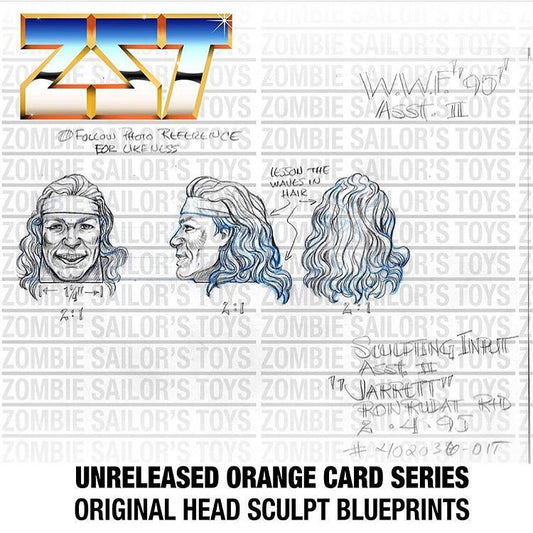 Unreleased WWF Hasbro Orange Card Series 12 Jeff Jarrett