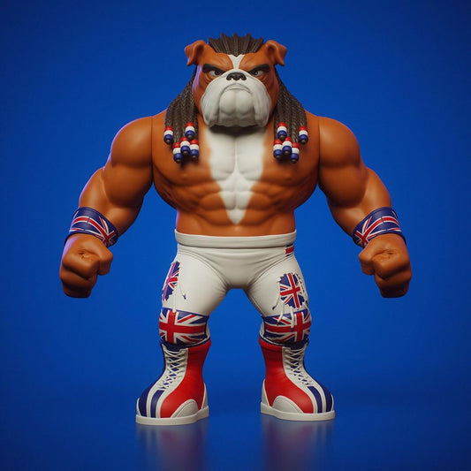 King Momma Toys Bulldog Brawler British Bulldog