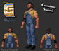 Hasttel Toy Grapplers & Gimmicks Regium Series Mark Canterbury [Henry O. Godwinn]