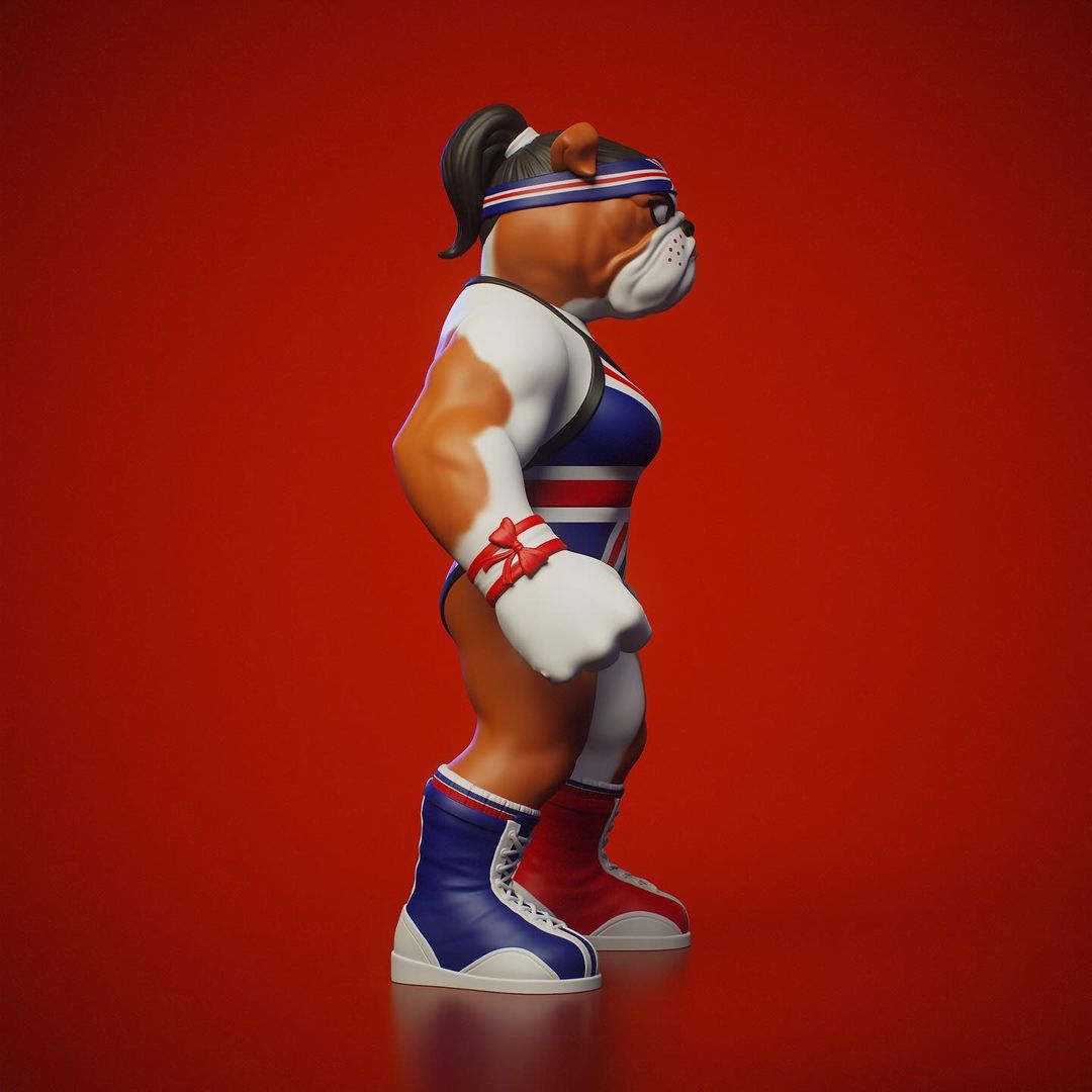 King Momma Toys Bulldog Brawler Matilda