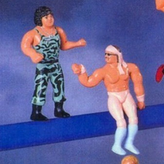 Unreleased WWF LJN Wrestling Superstars Bendies Corporal Kirchner