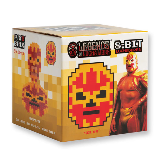 2019 Pix Brix Legends of Lucha Libre 8-Bit Luchadores Solar