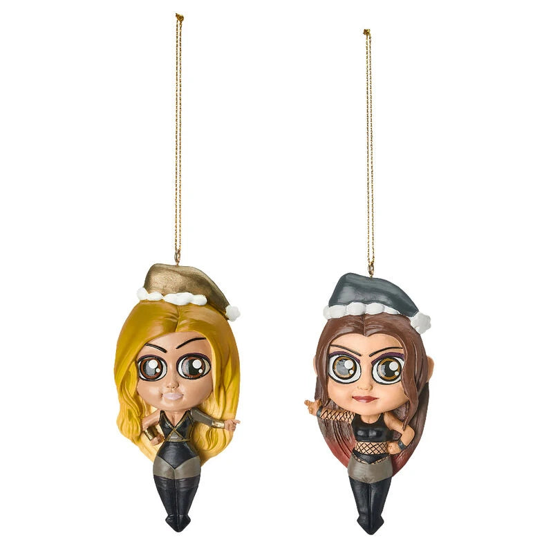 WWE Elf Ornaments 2-Pack: Trish Stratus & Lita