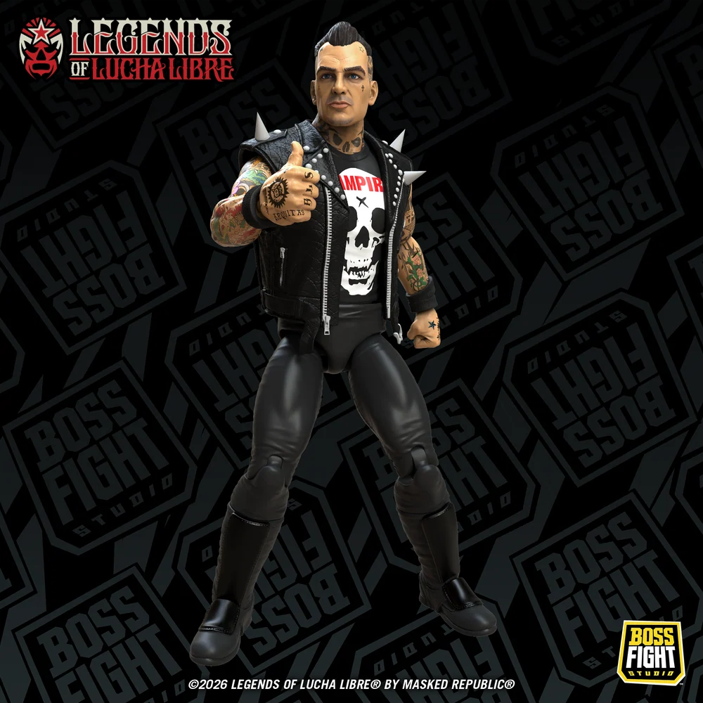 2027 Boss Fight Studio Legends of Lucha Libre Fanaticos Vampiro [Coffin Box Resurrected]