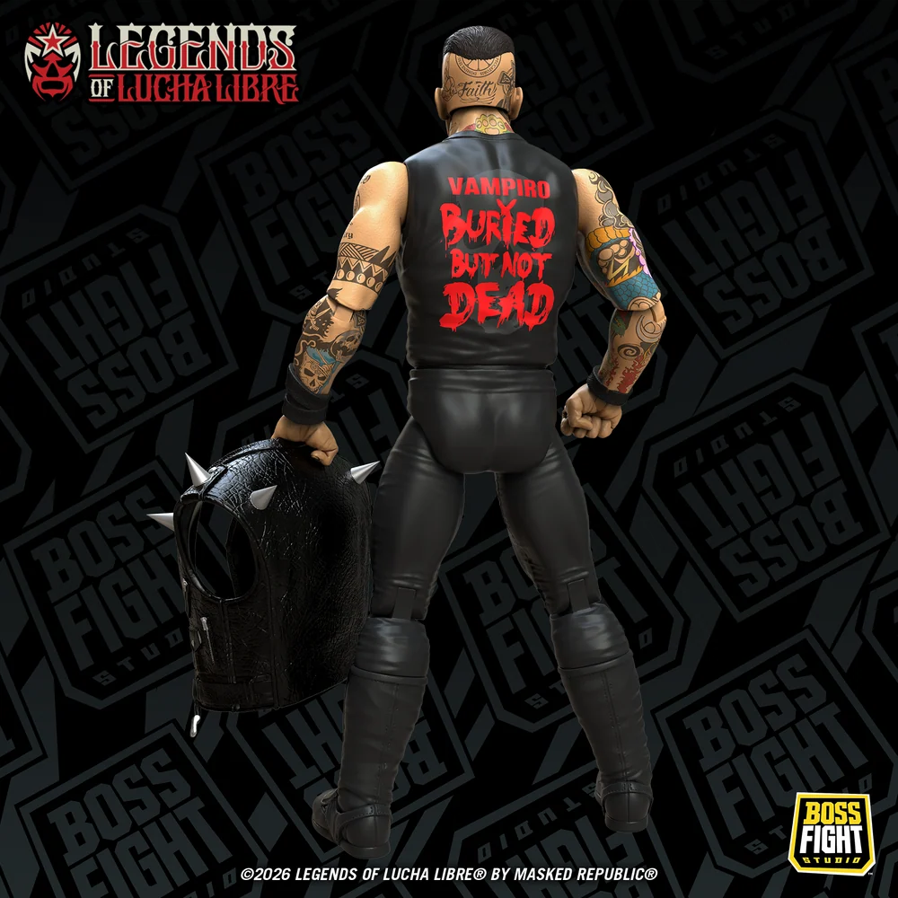 2027 Boss Fight Studio Legends of Lucha Libre Fanaticos Vampiro [Coffin Box Resurrected]