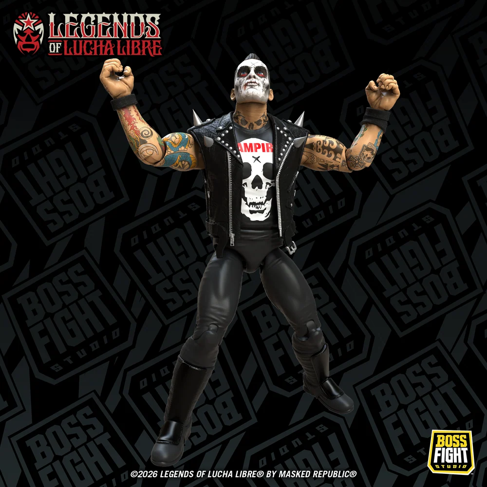 2027 Boss Fight Studio Legends of Lucha Libre Fanaticos Vampiro [Coffin Box Resurrected]