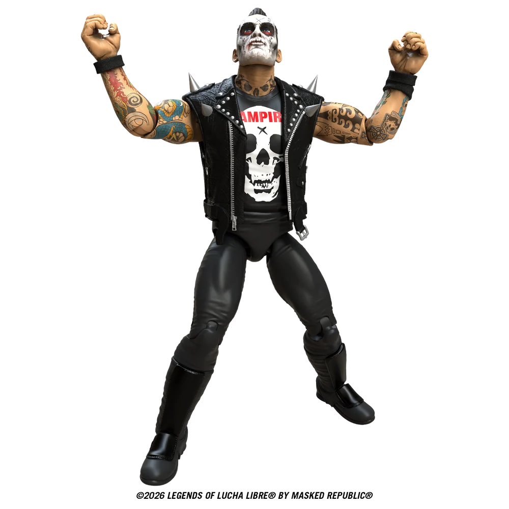 2027 Boss Fight Studio Legends of Lucha Libre Fanaticos Vampiro [Coffin Box Resurrected]