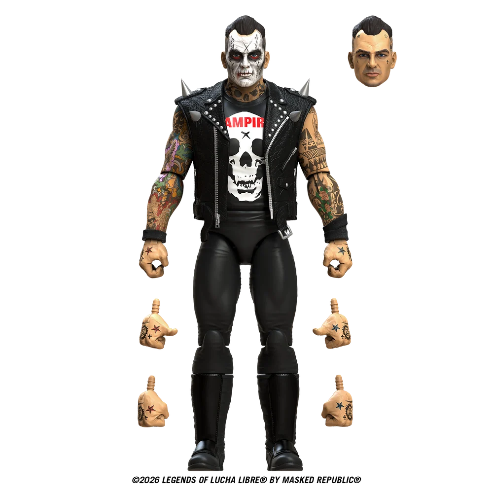 2027 Boss Fight Studio Legends of Lucha Libre Fanaticos Vampiro [Coffin Box Resurrected]