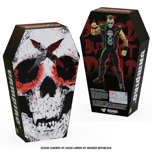 2027 Boss Fight Studio Legends of Lucha Libre Fanaticos Vampiro [Coffin Box Resurrected]