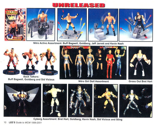 Unreleased WCW Toy Biz Cyborg Wrestlers Kevin Nash