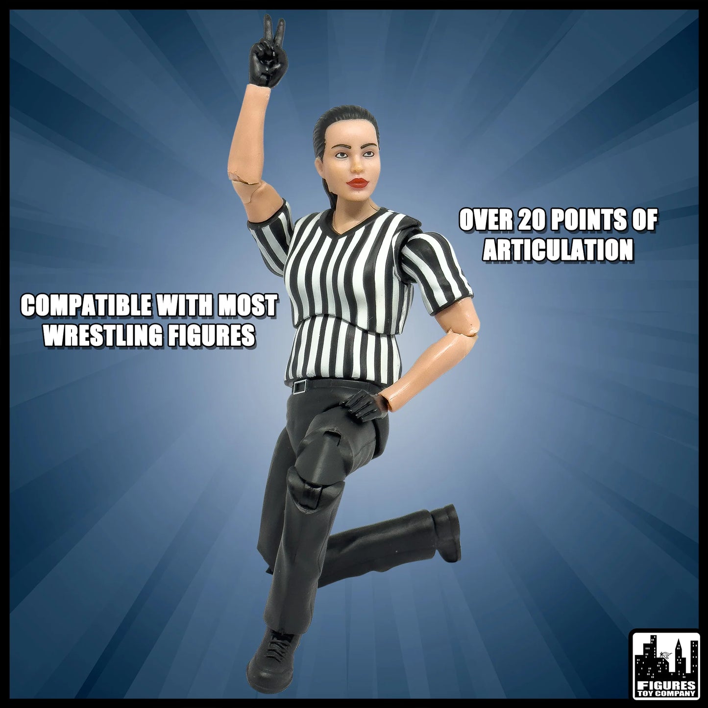 Referee Figures 2024 FTC Ultimate Female Referee – Wrestling Figure Database