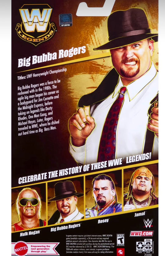2024 WWE Mattel Elite Collection Legends Series 23 Big Bubba Rogers