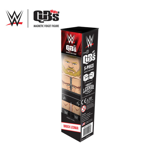 2026 WWE CreateOn QuBees Magnetic Fidget Figure Series 1 Brock Lesnar