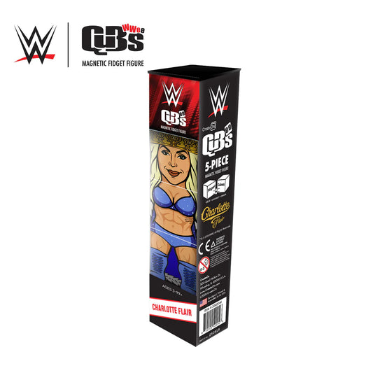 2026 WWE CreateOn QuBees Magnetic Fidget Figure Series 1 Charlotte Flair