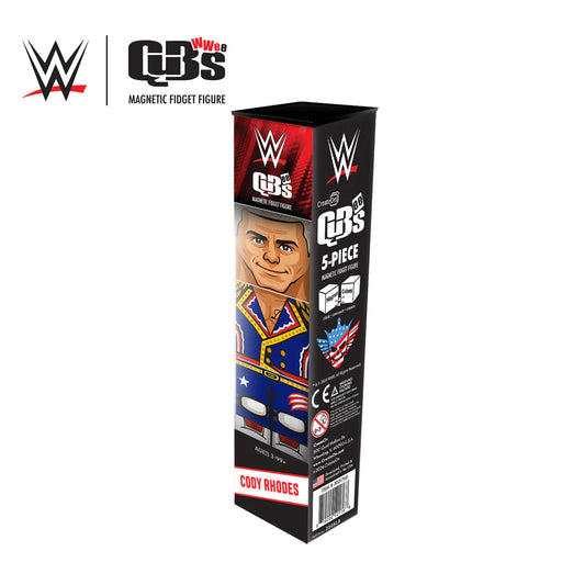 2026 WWE CreateOn QuBees Magnetic Fidget Figure Series 1 Cody Rhodes