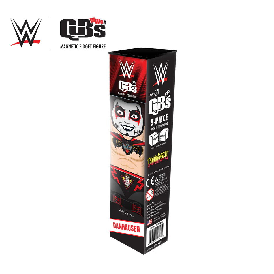 2026 WWE CreateOn QuBees Magnetic Fidget Figure Series 1 Danhausen