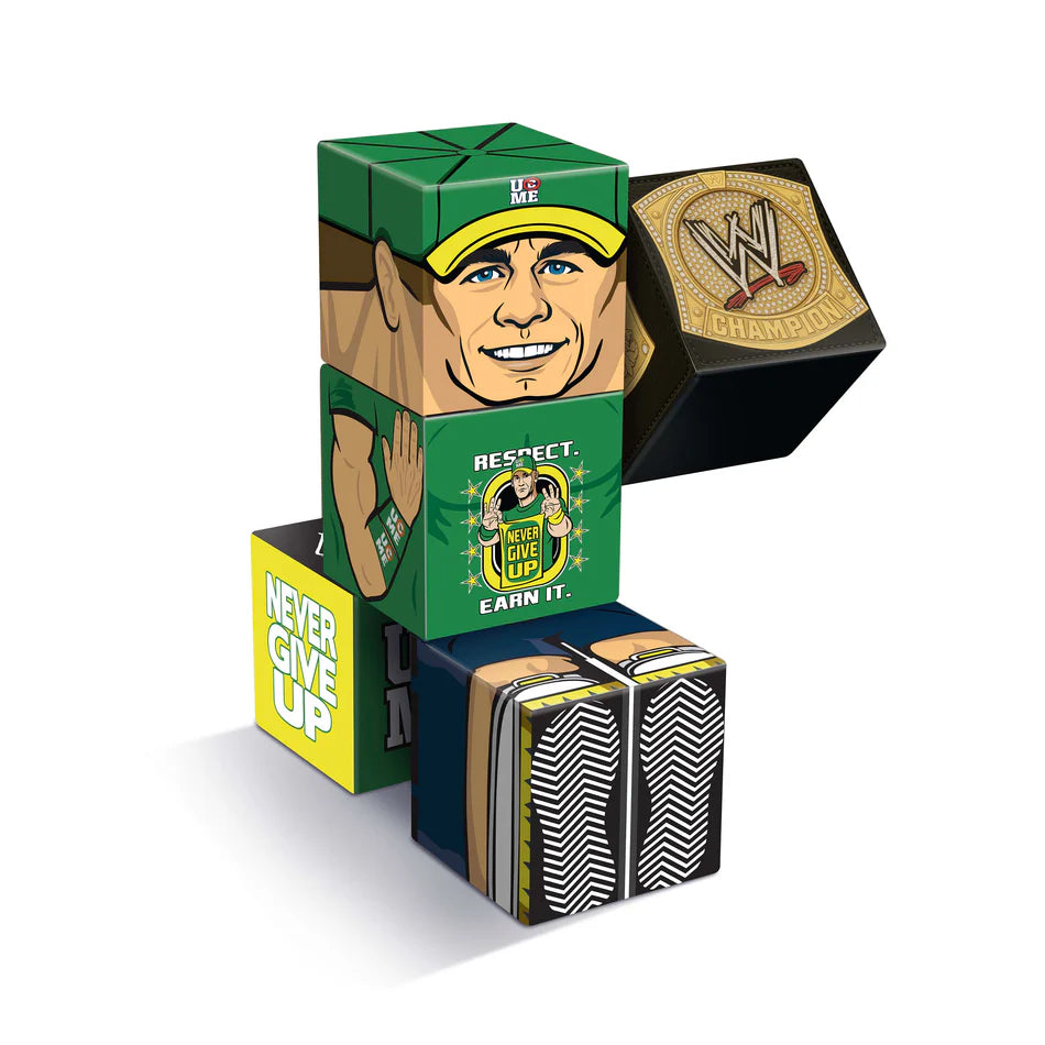 2026 WWE CreateOn QuBees Magnetic Fidget Figure Series 1 John Cena [With Green Gear]