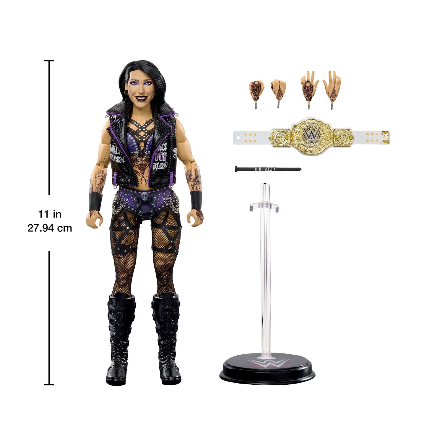 2026 WWE Mattel Creations Exclusive Rhea Ripley 11" Collector Doll
