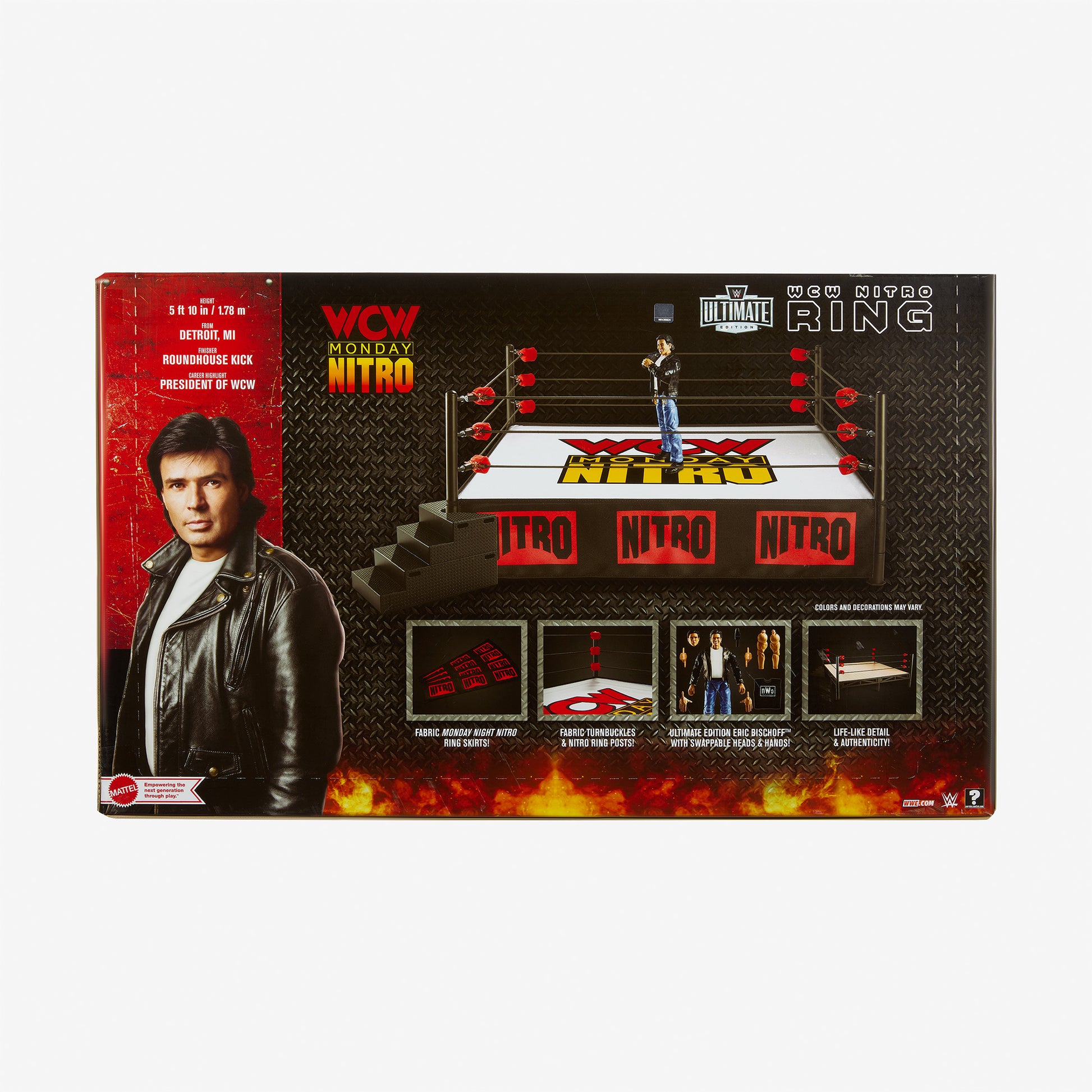 Wcw Ringside Wcw Nitro Ring WWE Ultimate Edition WCW Monday Nitro Ring W/ Eric