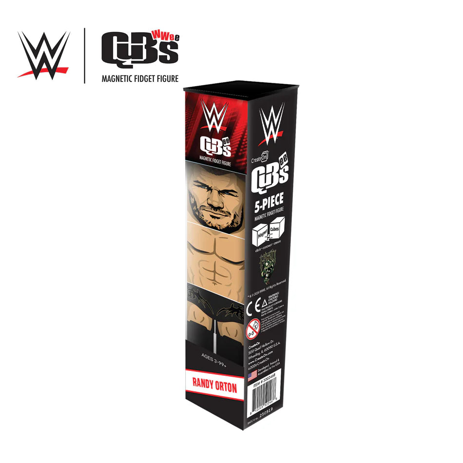 2026 WWE CreateOn QuBees Magnetic Fidget Figure Series 1 Randy Orton