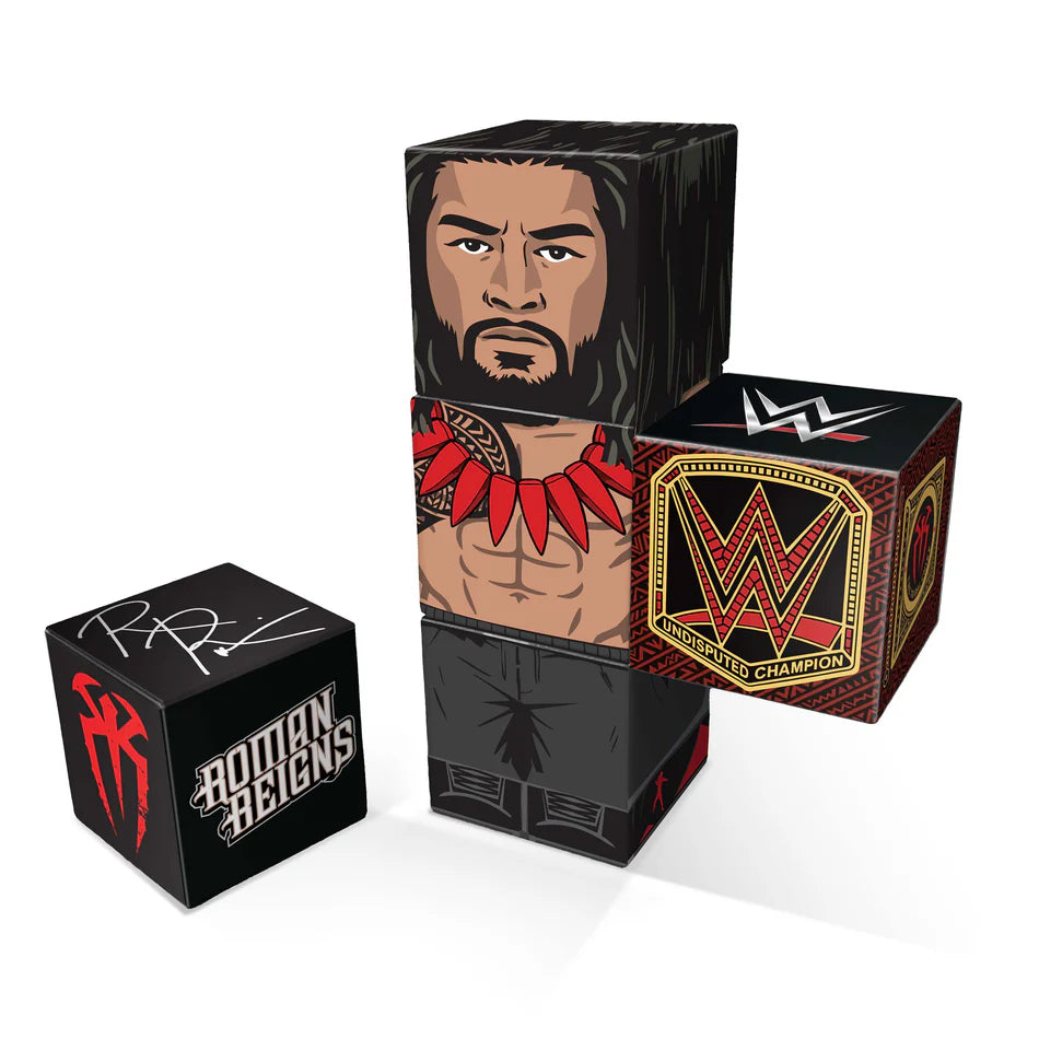 2026 WWE CreateOn QuBees Magnetic Fidget Figure Series 1 Roman Reigns