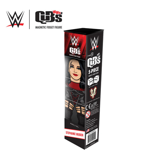 2026 WWE CreateOn QuBees Magnetic Fidget Figure Series 1 Stephanie Vaquer