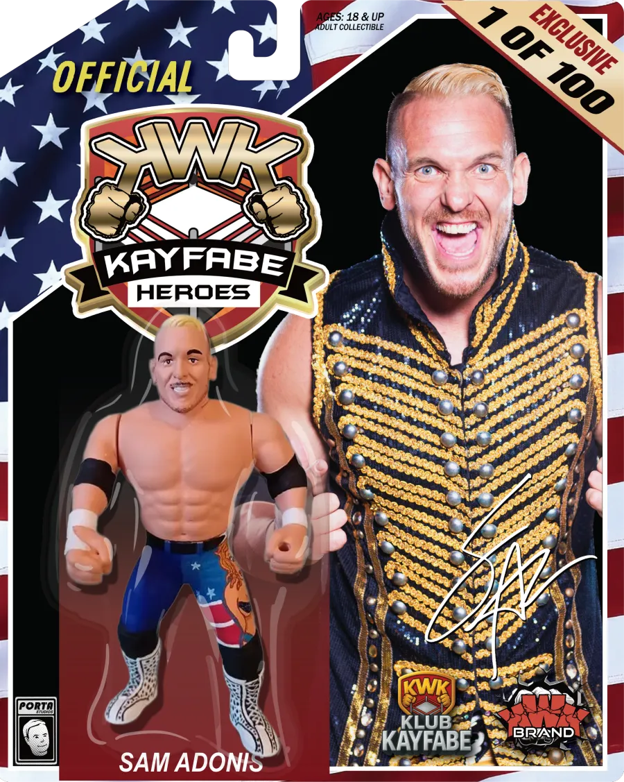 2026 KWK Kayfabe Heroes Sam Adonis [Exclusive]