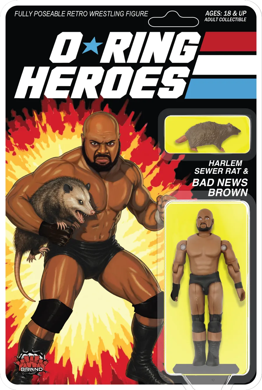 KWK O-Ring Heroes Series 1 Bad News Brown