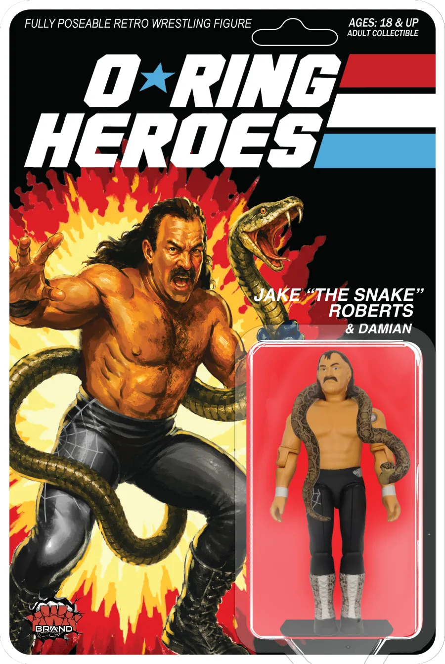 KWK O-Ring Heroes Series 1 Jake "The Snake" Roberts