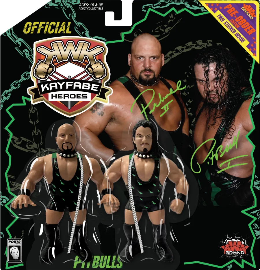 KWK Kayfabe Heroes The Pitbulls [Chain Card Variant]