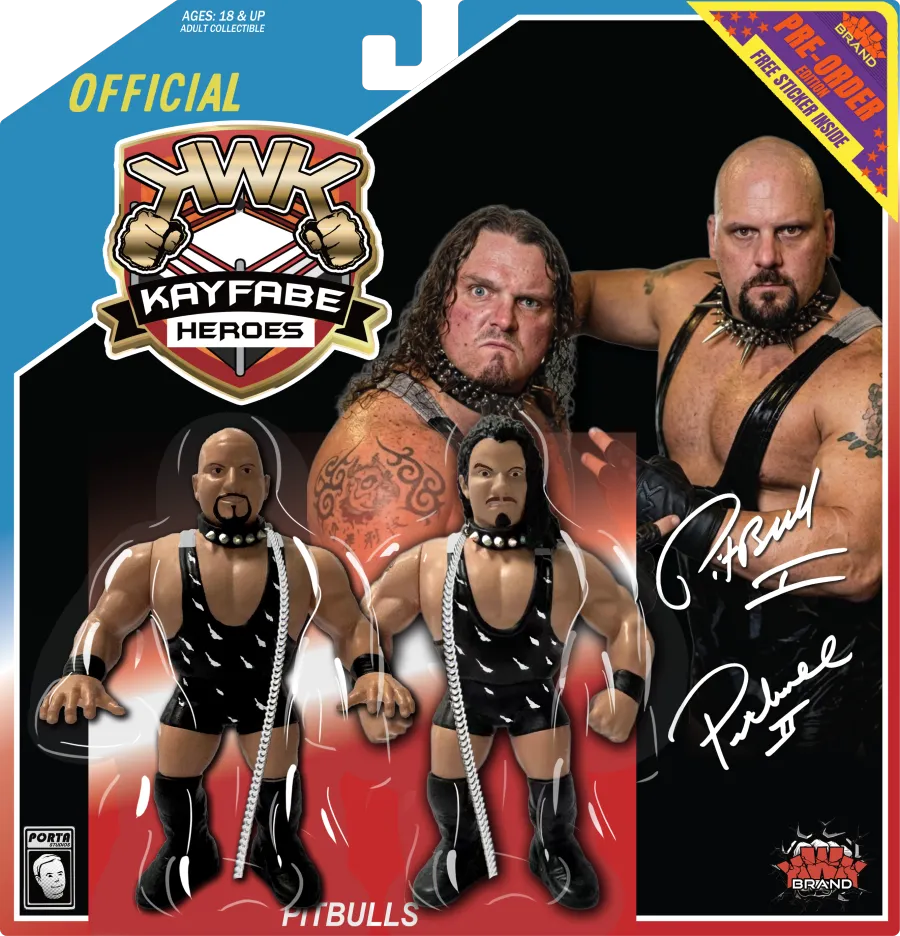 KWK Kayfabe Heroes The Pitbulls [Blue Card Variant]