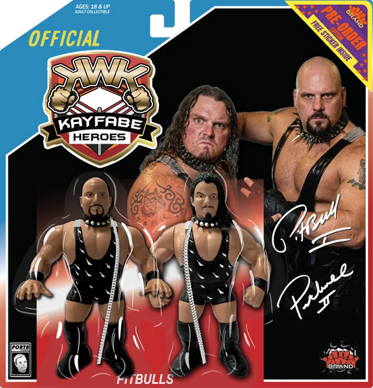 KWK Kayfabe Heroes The Pitbulls [Blue Card Variant]