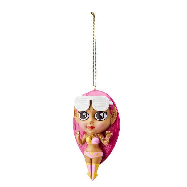 2017 WWE Elf Ornaments Sasha Banks