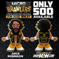 2025 AEW Pro Wrestling Tees Micro Brawlers Limited Edition Juice Robinson