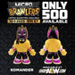 2025 AEW Pro Wrestling Tees Micro Brawlers Limited Edition Komander