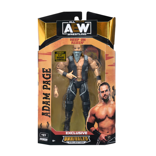 2023 AEW Jazwares Unrivaled Collection Shop AEW Exclusive #07 Adam Page