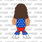 2024 AEW Pro Wrestling Tees Micro Brawlers Limited Edition Paul Wight [Captain Insano]