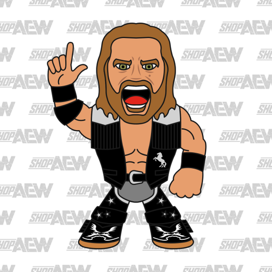 2024 AEW Pro Wrestling Tees Micro Brawlers Limited Edition Hangman Adam Page