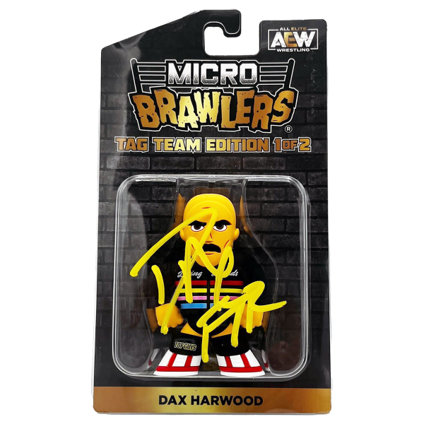 2023 AEW Pro Wrestling Tees Micro Brawlers Team Team Edition 1 of 2 FTR Dax Harwood