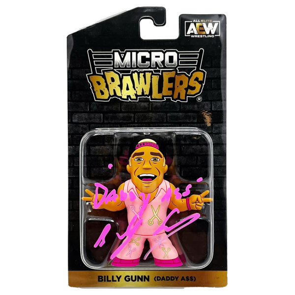 2023 AEW Pro Wrestling Tees Crate Exclusive Billy Gunn [Daddy Ass] Micro Brawler