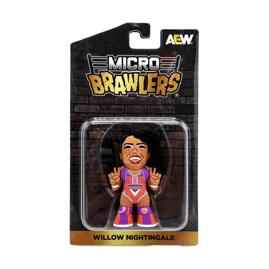 2024 AEW Pro Wrestling Tees Micro Brawlers Limited Edition Willow Nightingale