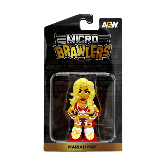 2025 AEW Pro Wrestling Tees Micro Brawlers Limited Edition Mariah May