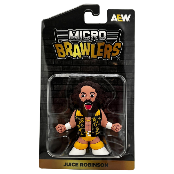 2025 AEW Pro Wrestling Tees Micro Brawlers Limited Edition Juice Robinson