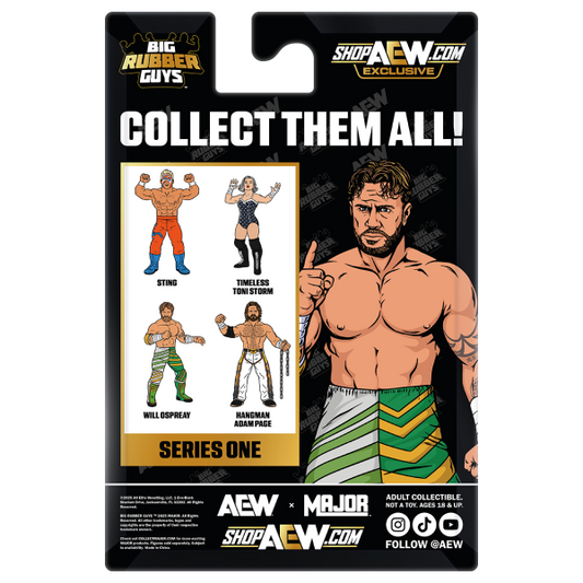 MAJOR AEW x Big Rubber Guys Series 1 Will Ospreay